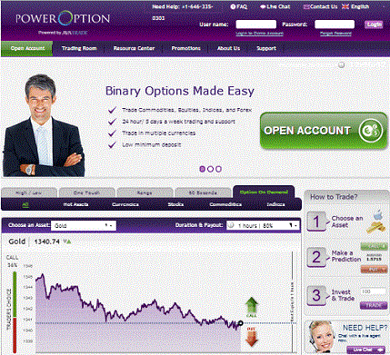 PowerOption Home Page