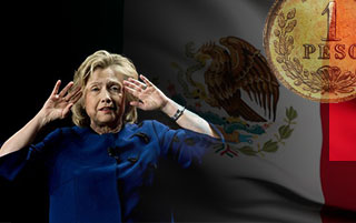 Hillary Clinton Coughs And The Mexican Peso Plunges